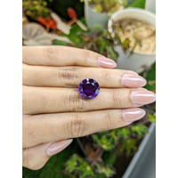 8.04 Ct. Purple Amethyst from Brazil Life Style