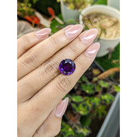 8.04 Ct. Purple Amethyst from Brazil Life Style