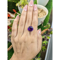 8.04 Ct. Purple Amethyst from Brazil Life Style