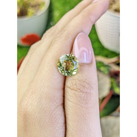 5.84 Ct. Yellowish Green Prasiolite from Brazil Life Style