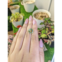 5.71 Ct. Yellowish Green Prasiolite from Brazil Life Style