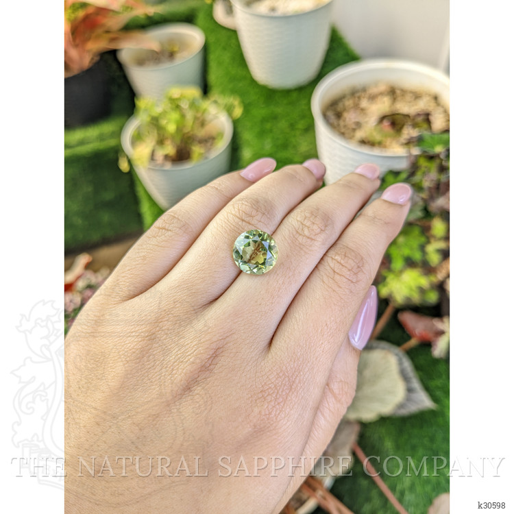 5.71 Ct. Yellowish Green Prasiolite from Brazil