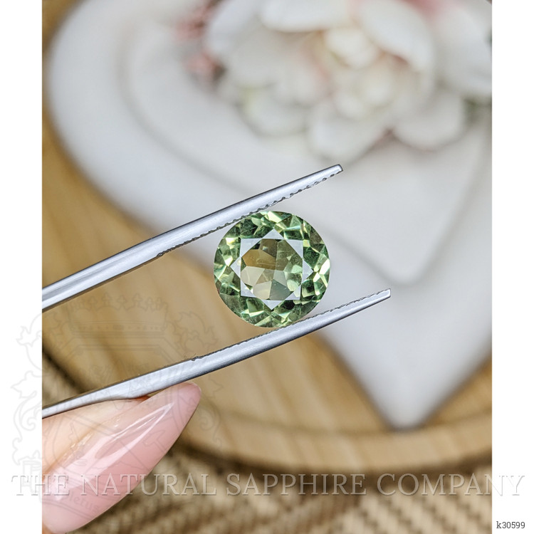 5.61 Ct. Yellowish Green Prasiolite from Brazil