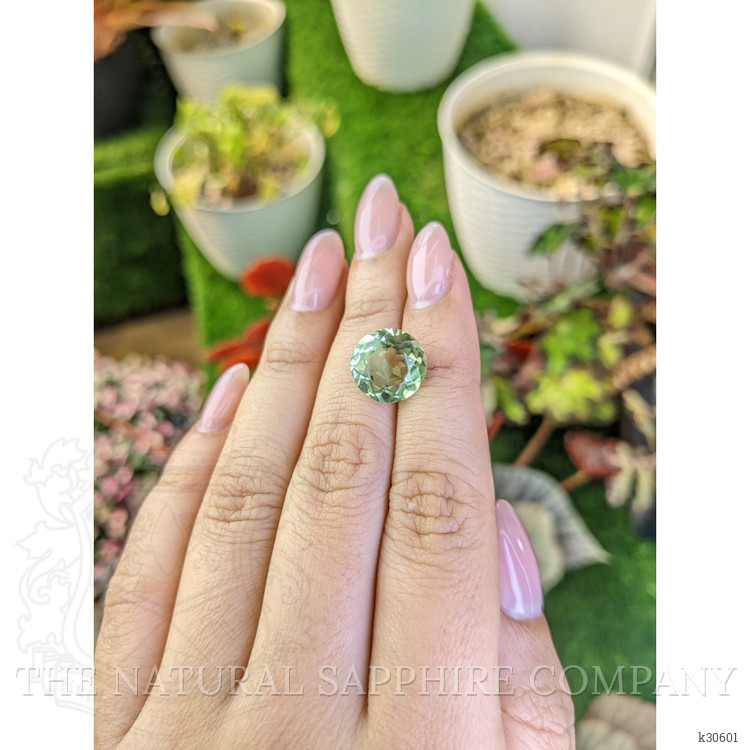 6.16 Ct. Yellowish Green Prasiolite from Brazil