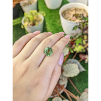 5.53 Ct. Green Prasiolite from Brazil Life Style