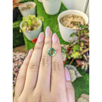5.02 Ct. Green Prasiolite from Brazil Life Style