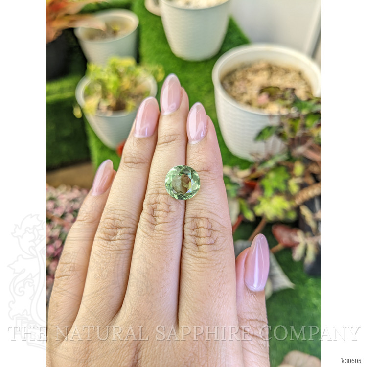 6.08 Ct. Yellowish Green Prasiolite from Brazil