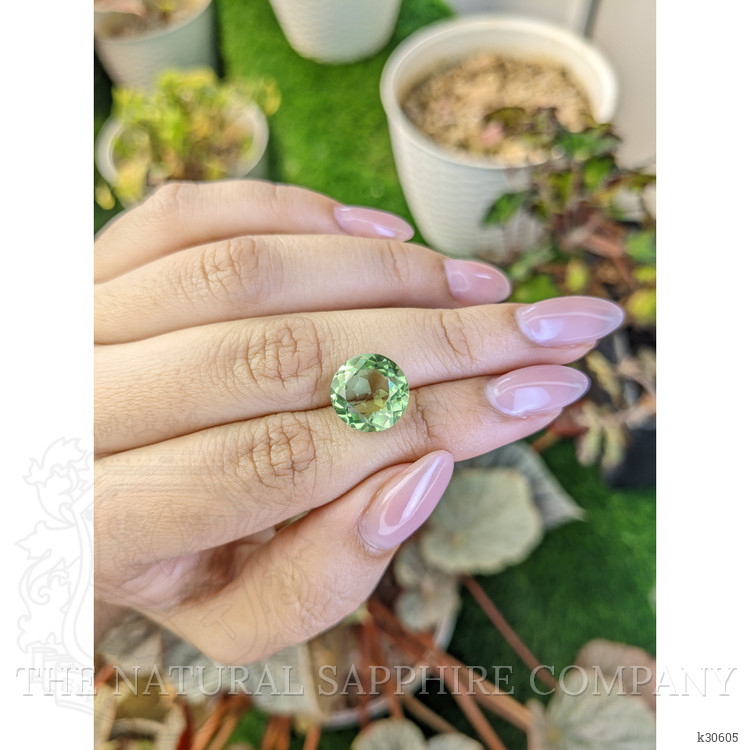6.08 Ct. Yellowish Green Prasiolite from Brazil