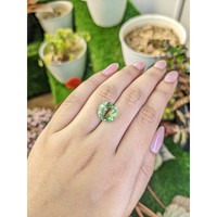 6.08 Ct. Yellowish Green Prasiolite from Brazil Life Style