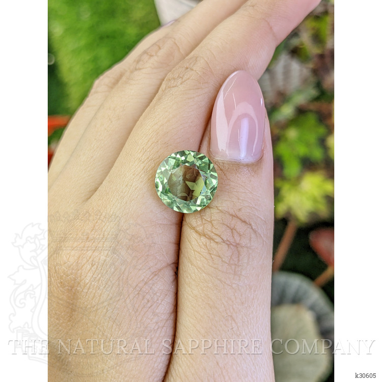 6.08 Ct. Yellowish Green Prasiolite from Brazil