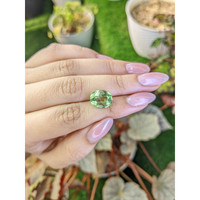 4.98 Ct. Green Prasiolite from Brazil Life Style