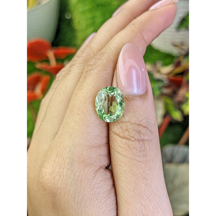 4.98 Ct. Green Prasiolite from Brazil