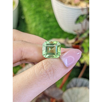 10.74 Ct. Yellowish Green Prasiolite from Brazil Life Style