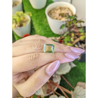 6.51 Ct. Yellowish Green Prasiolite from Brazil Life Style
