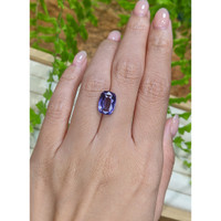 4.72 Ct. Violet Spinel from Burma (Myanmar) Life Style