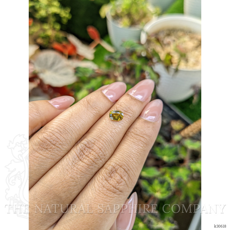1.14 Ct. Brownish Yellow Zircon from Ceylon (Sri Lanka)