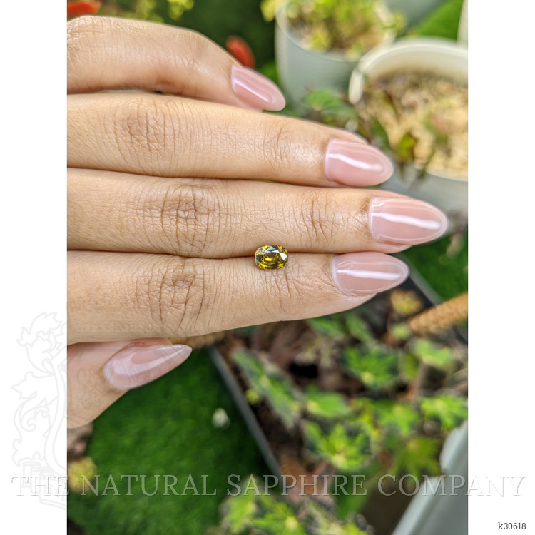 1.14 Ct. Brownish Yellow Zircon from Ceylon (Sri Lanka)