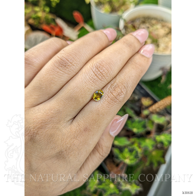 1.14 Ct. Brownish Yellow Zircon from Ceylon (Sri Lanka)