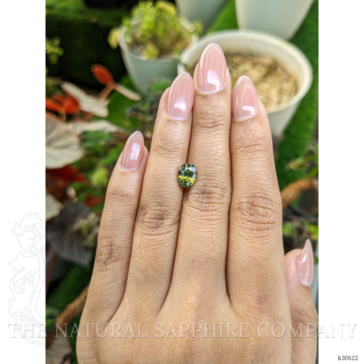 2.78 Ct. Yellowish Green Zircon from Ceylon (Sri Lanka)