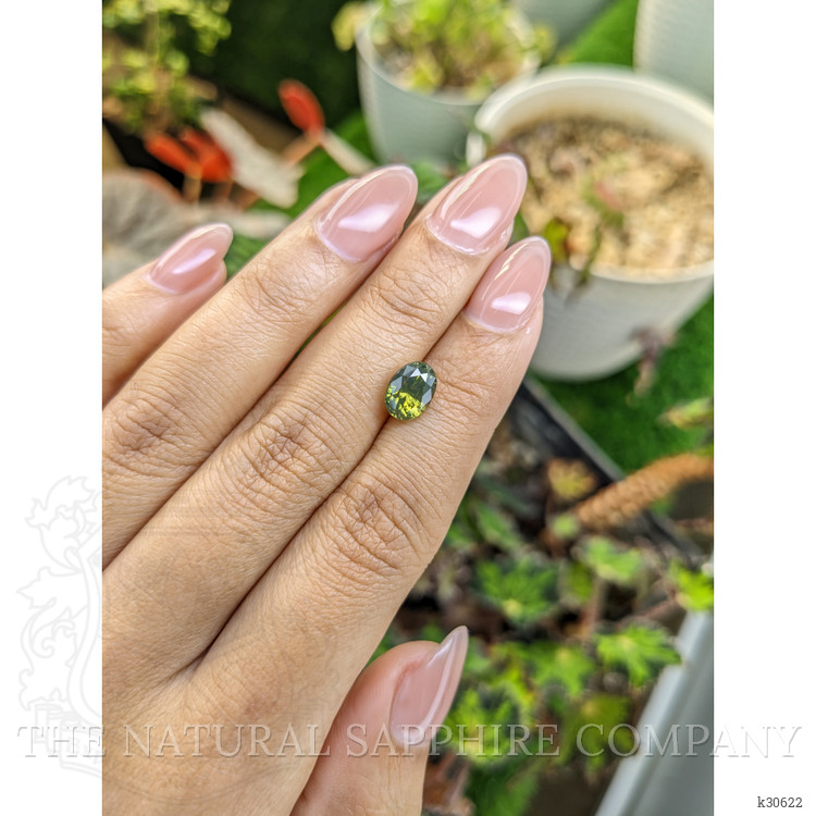 2.78 Ct. Yellowish Green Zircon from Ceylon (Sri Lanka)
