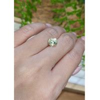 3.00 Ct. Greenish Yellow Mali Garnet from West Africa Life Style