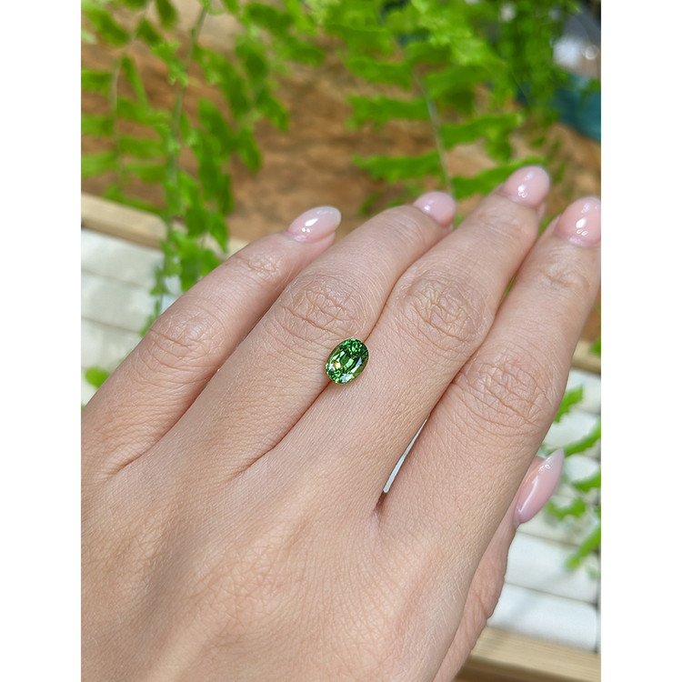 1.11 Ct. Green Chrome Tourmaline from Africa