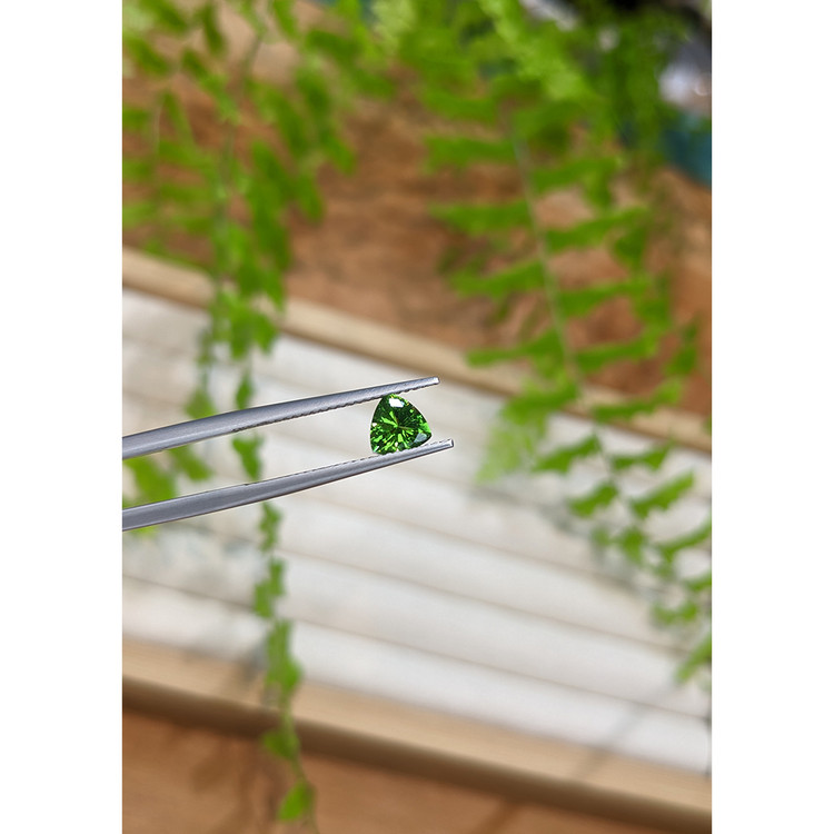 0.70 Ct. Green Chrome Tourmaline from Africa