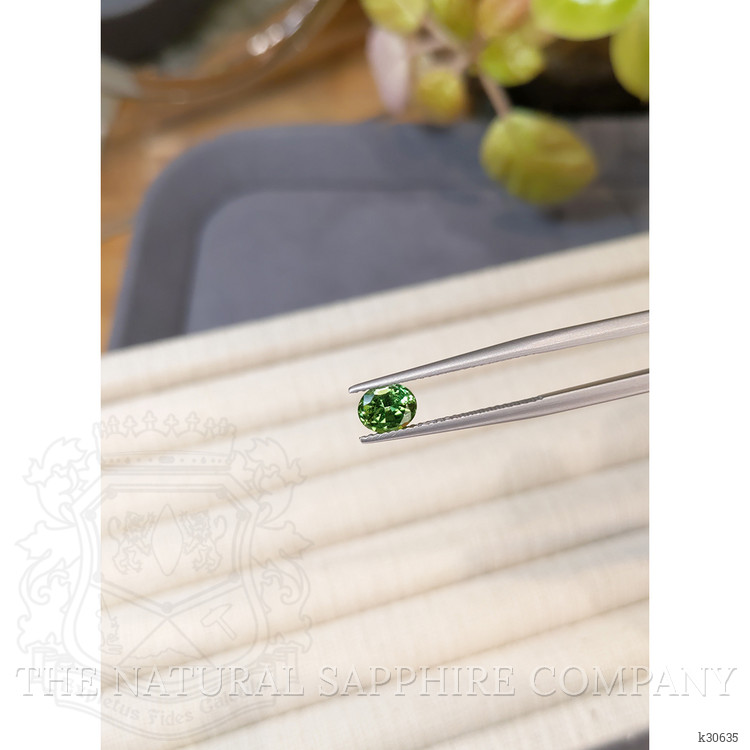 0.83 Ct. Green Chrome Tourmaline from Africa