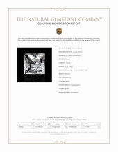 13.59 Ct. White Topaz from Brazil Scan Report