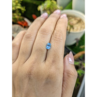 0.98 Ct. Blue Topaz from Brazil Life Style
