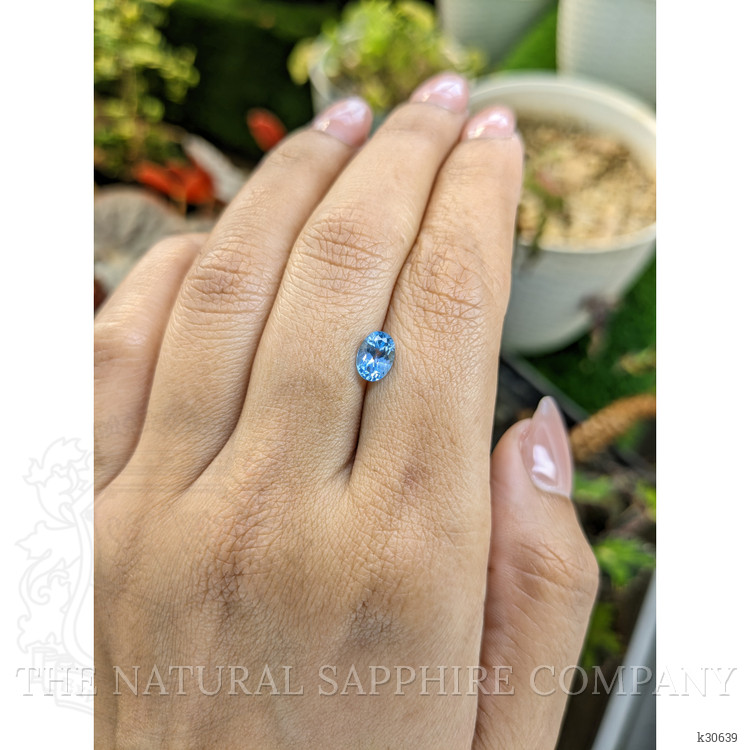 0.98 Ct. Blue Topaz from Brazil