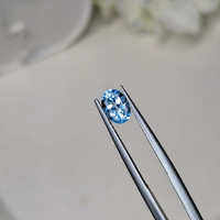 0.98 Ct. Blue Topaz from Brazil Life Style