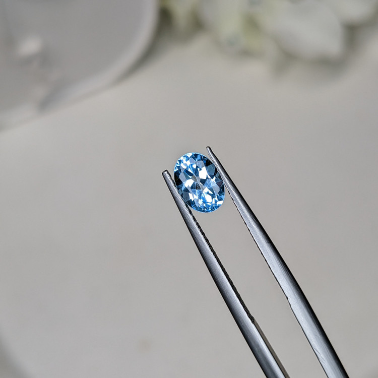 0.98 Ct. Blue Topaz from Brazil