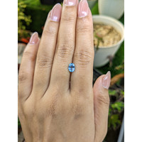 1.07 Ct. Blue Topaz from Brazil Life Style