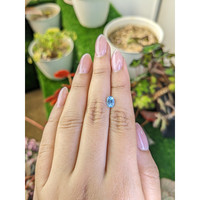 0.90 Ct. Blue Topaz from Brazil Life Style