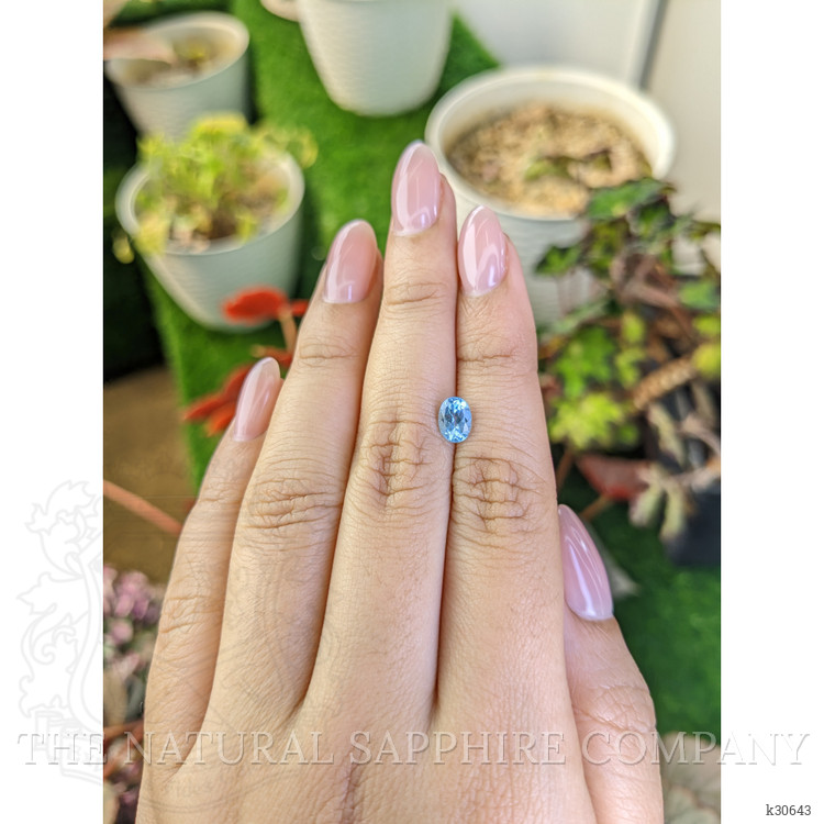 0.90 Ct. Blue Topaz from Brazil