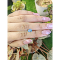 0.90 Ct. Blue Topaz from Brazil Life Style