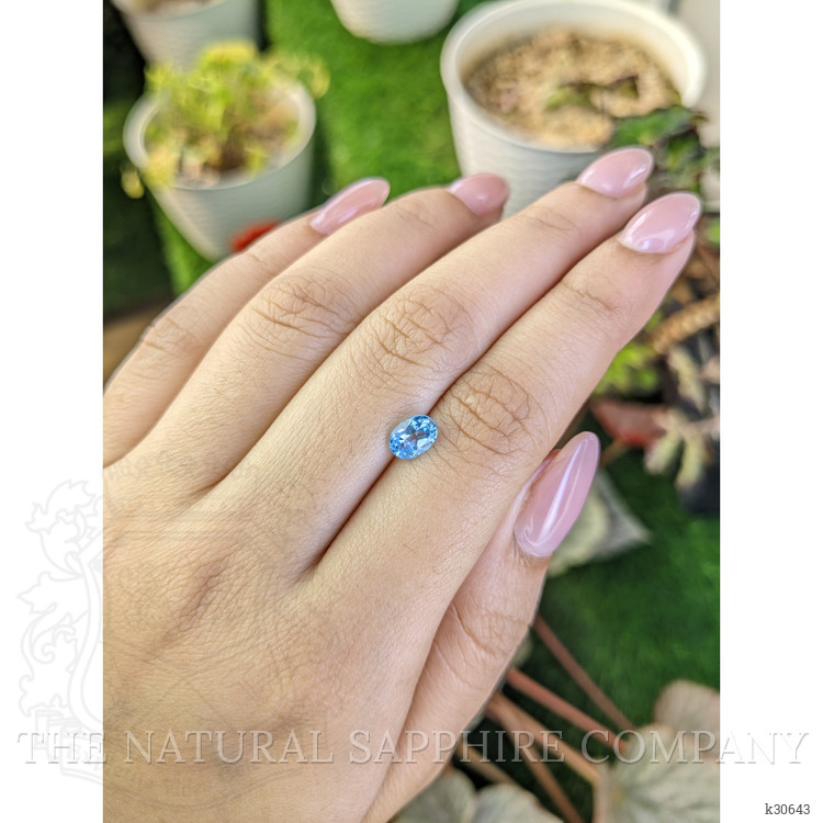 0.90 Ct. Blue Topaz from Brazil