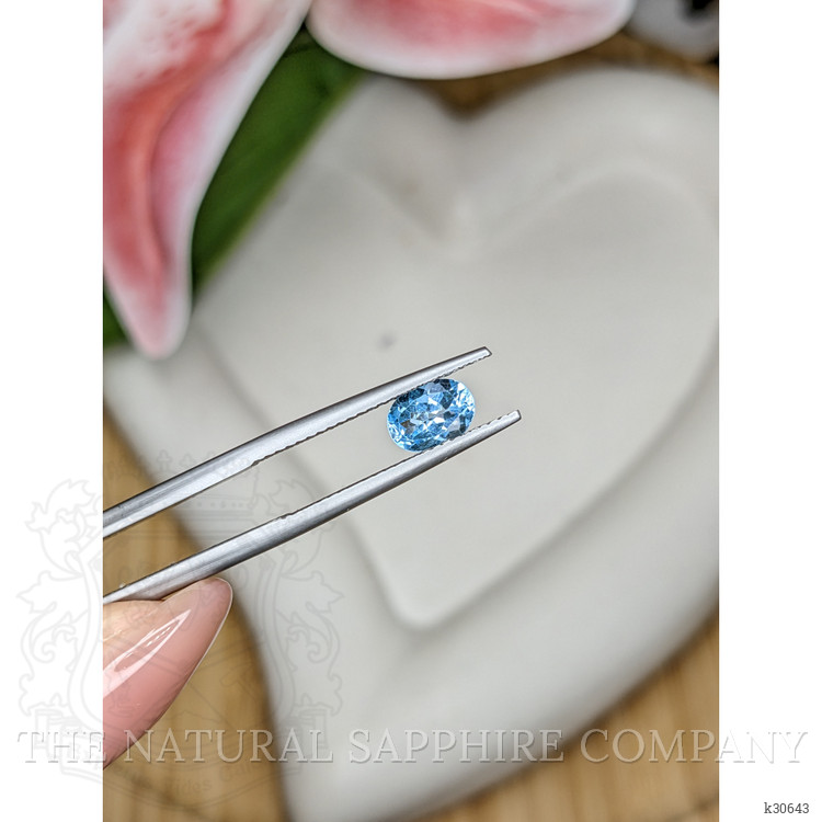 0.90 Ct. Blue Topaz from Brazil