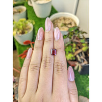 1.96 Ct. Pinkish Purple Garnet from Ceylon (Sri Lanka) Life Style