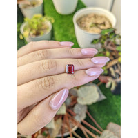 1.96 Ct. Pinkish Purple Garnet from Ceylon (Sri Lanka) Life Style