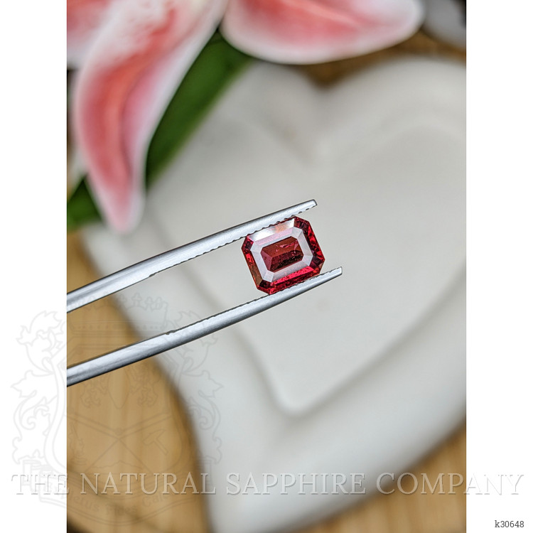 1.96 Ct. Pinkish Purple Garnet from Ceylon (Sri Lanka)