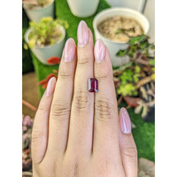 2.50 Ct. Pinkish Purple Rhodolite Garnet from Ceylon (Sri Lanka) Life Style