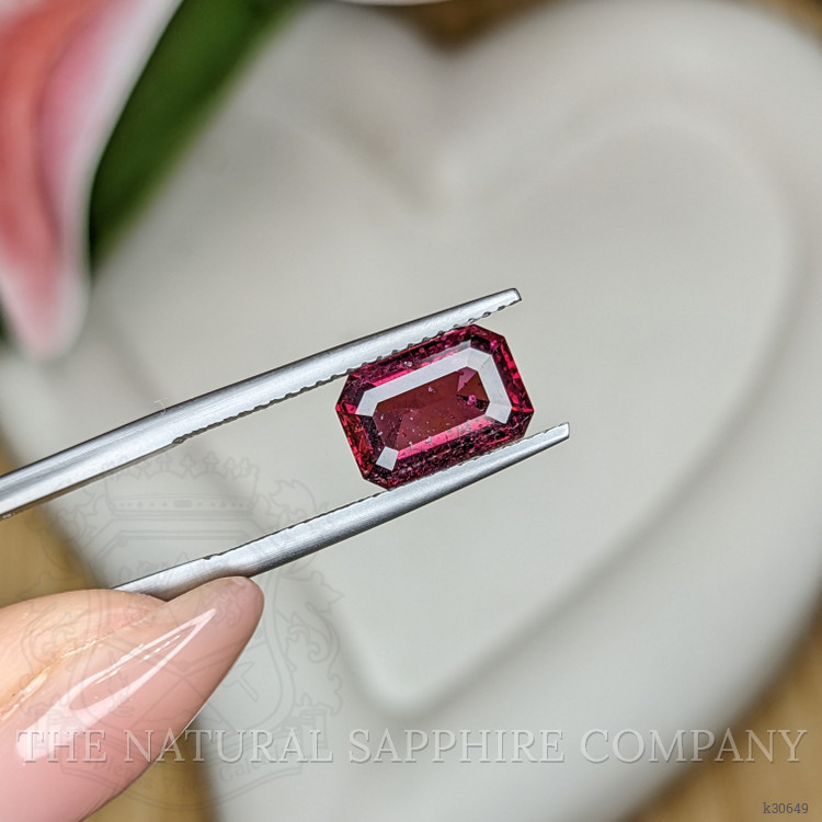 2.50 Ct. Pinkish Purple Rhodolite Garnet from Ceylon (Sri Lanka)