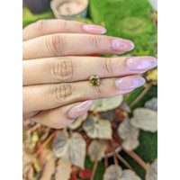 1.00 Ct. Greenish Yellow Chrysoberyl from Ceylon (Sri Lanka) Life Style