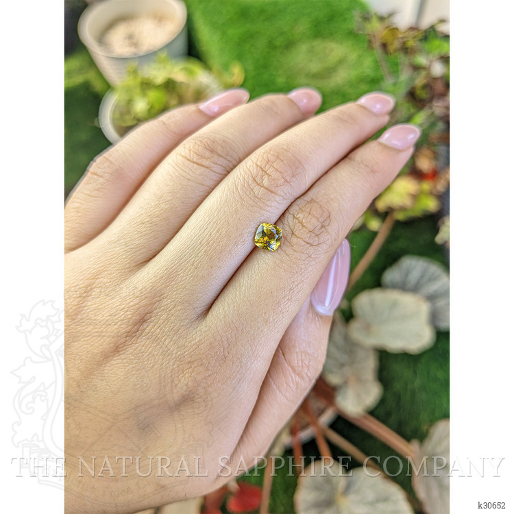 1.00 Ct. Greenish Yellow Chrysoberyl from Ceylon (Sri Lanka)
