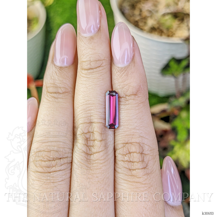2.30 Ct. Pinkish Purple Garnet from Ceylon (Sri Lanka)