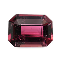 0.68 Ct.Tw. Emerald Cut Rhodolite Garnet