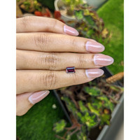 1.32 Ct. Purplish Red Rhodolite Garnet from Ceylon (Sri Lanka) Life Style