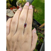 1.46 Ct. Purplish Red Rhodolite Garnet from Ceylon (Sri Lanka) Life Style